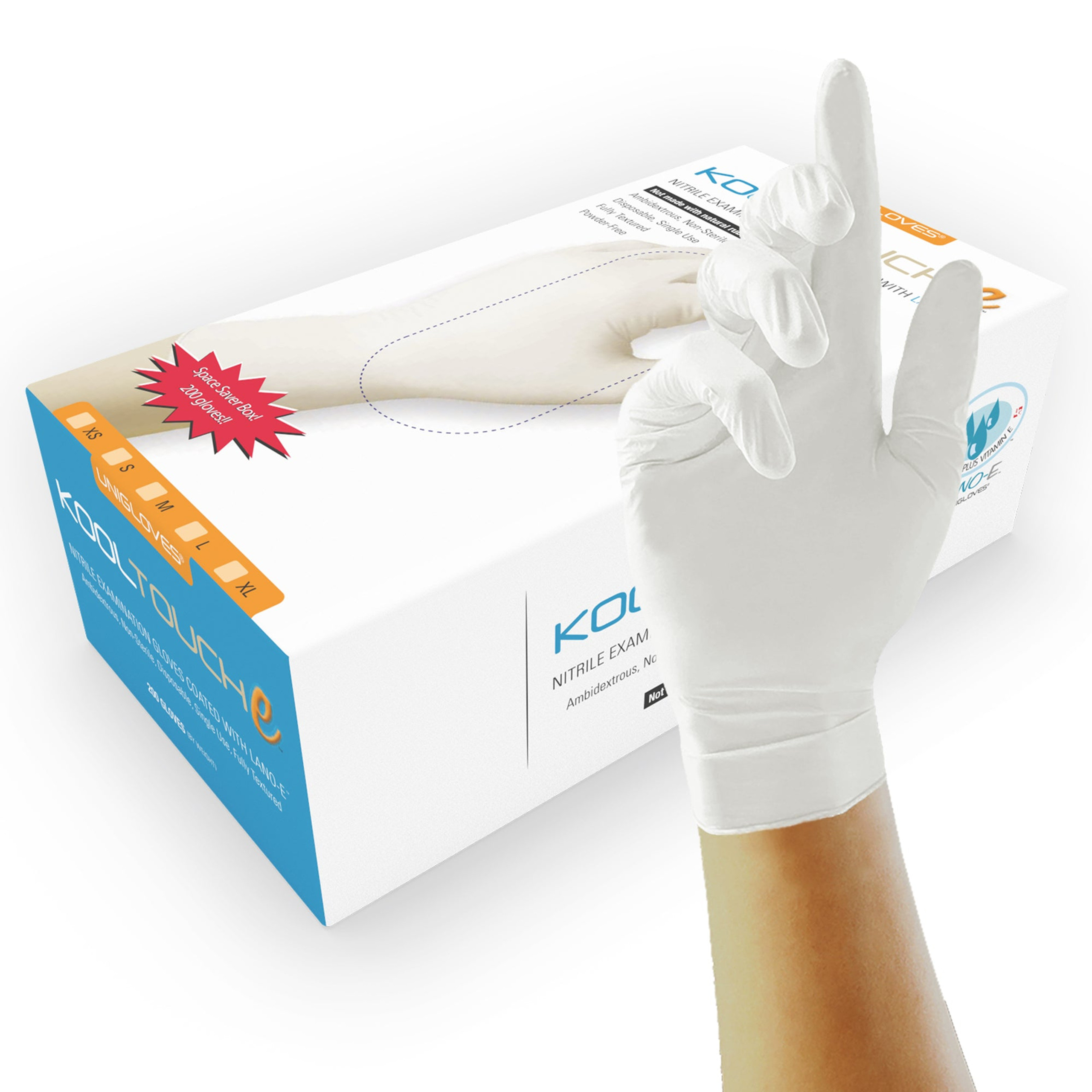 Kooltouch-e Nitrile gloves PK150