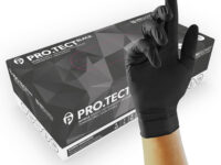 PRO.TECT Black Nitrile gloves