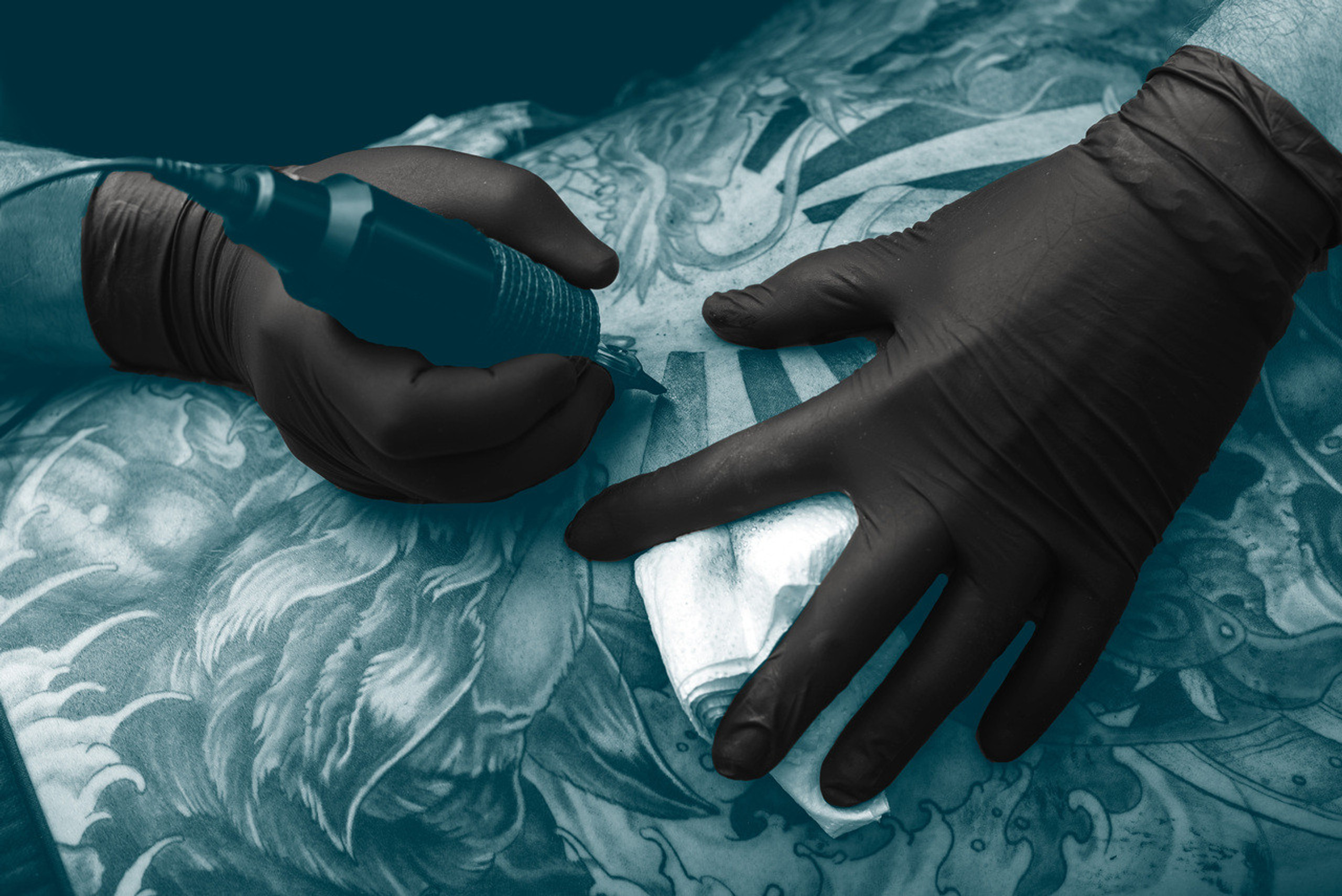 Black Pearl Nitrile gloves PK100 - Image 3