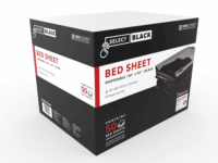 Select Black Bed Sheets - Black