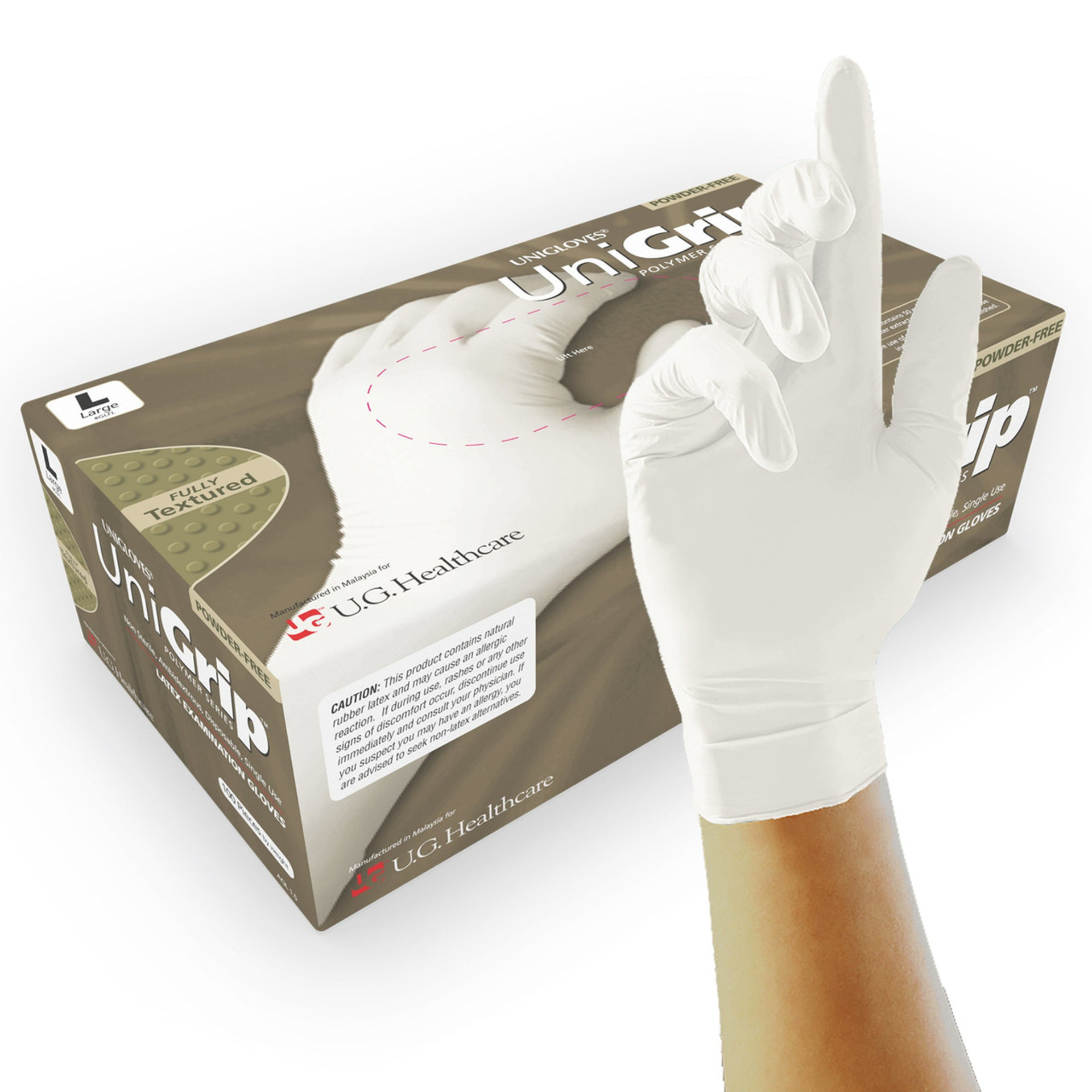 UniGrip Latex gloves PK100